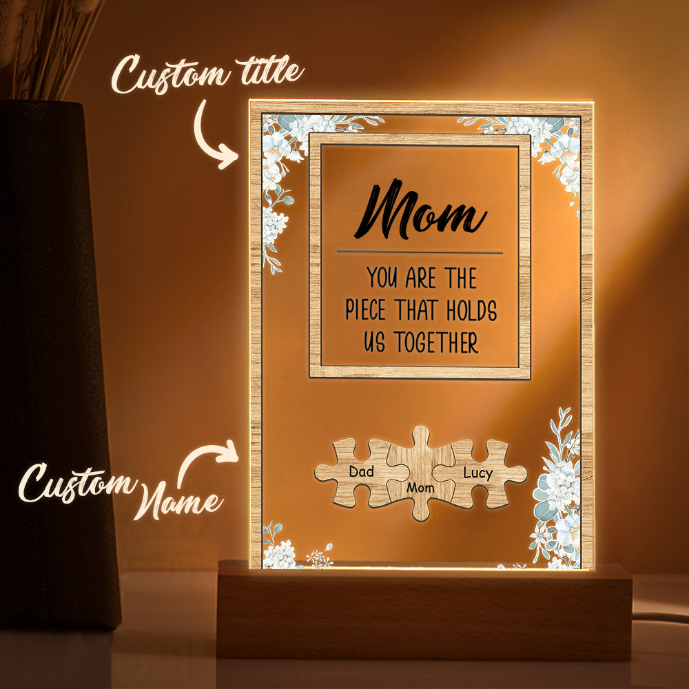 Dad’s Puzzle Piece Night Light