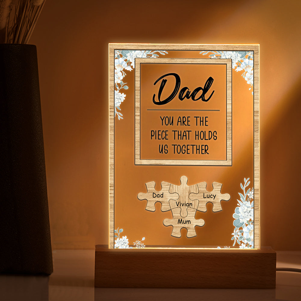 Dad’s Puzzle Piece Night Light