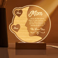 Engraved Crescent Moon Light