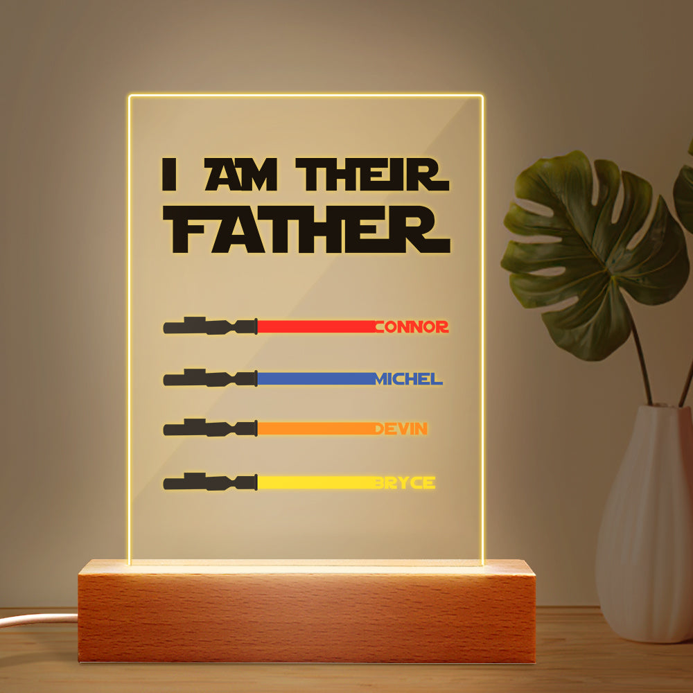 Father Light Saber Night Light