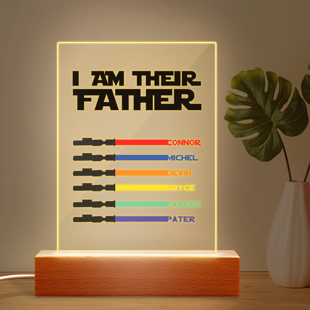 Father Light Saber Night Light