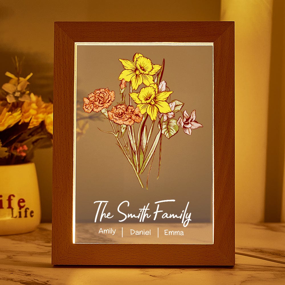 Birth Flower Night Light