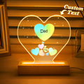 Family Heart Night Light