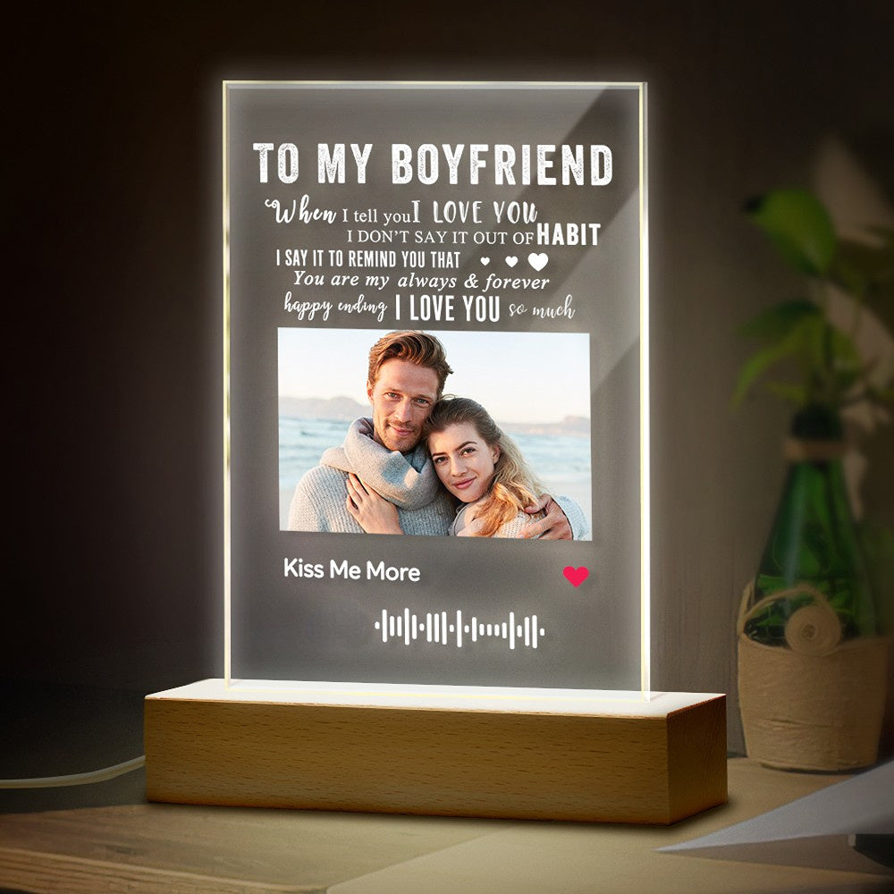 Scannable Photo Code Night Light