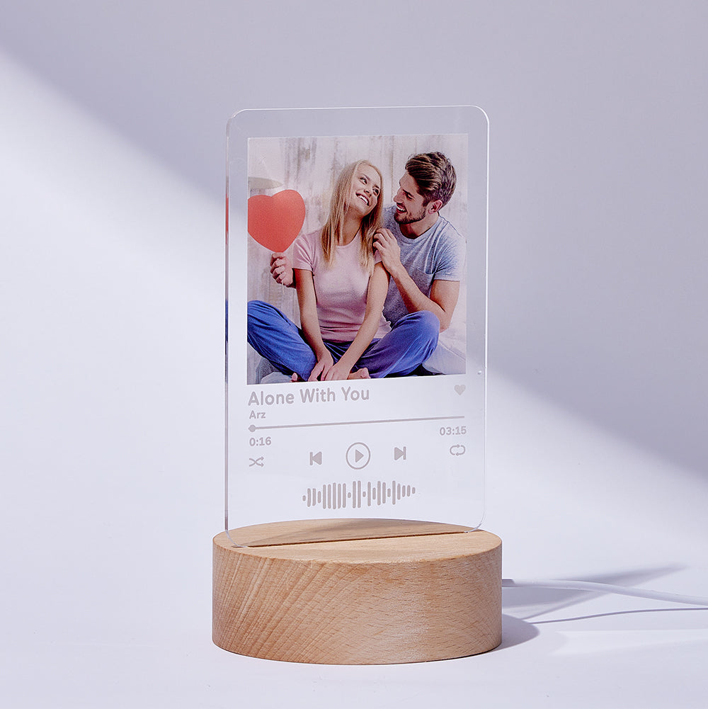 Scannable Album Code Night Light