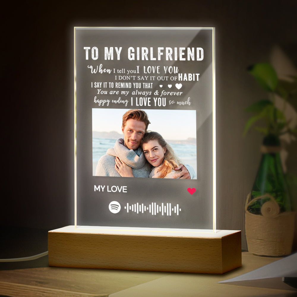 Scannable Album Night Light