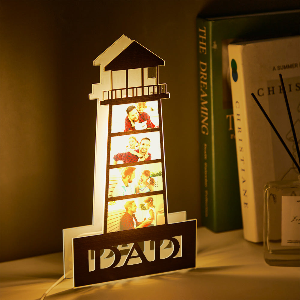 Photo Lighthouse Night Light