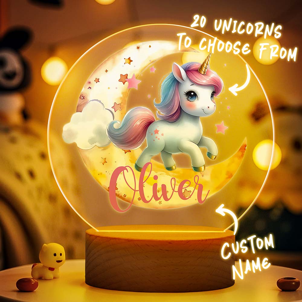 Unicorn Moon Night Light