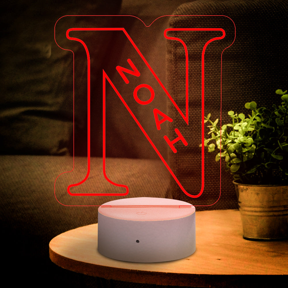 Letter Name Night Light