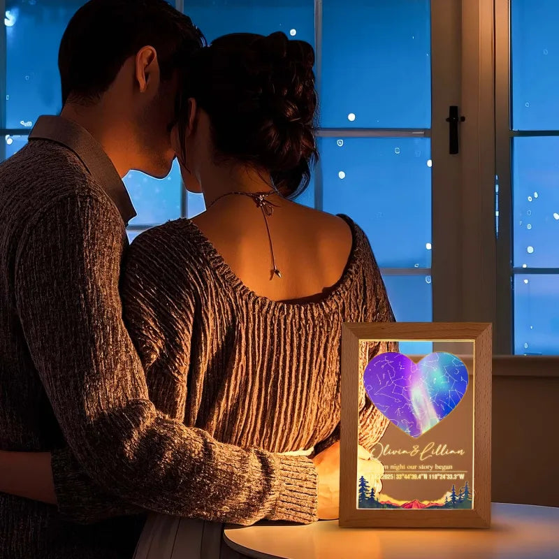 Personalized Star Map Night Light