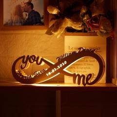 Infinity Name Wood Night Light