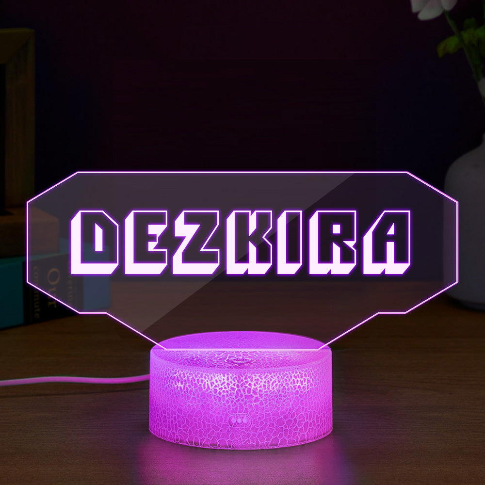 Gamer Tag Night Light