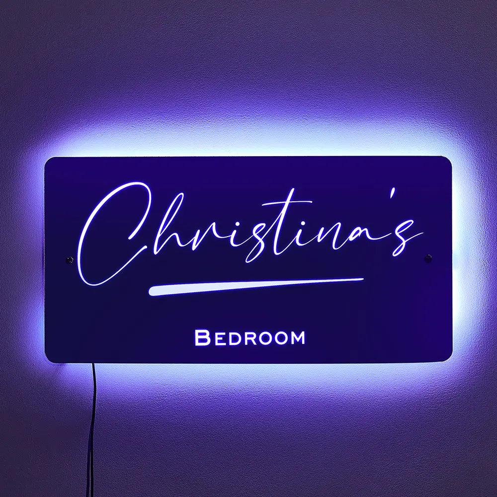 Personalized Name Mirror Light