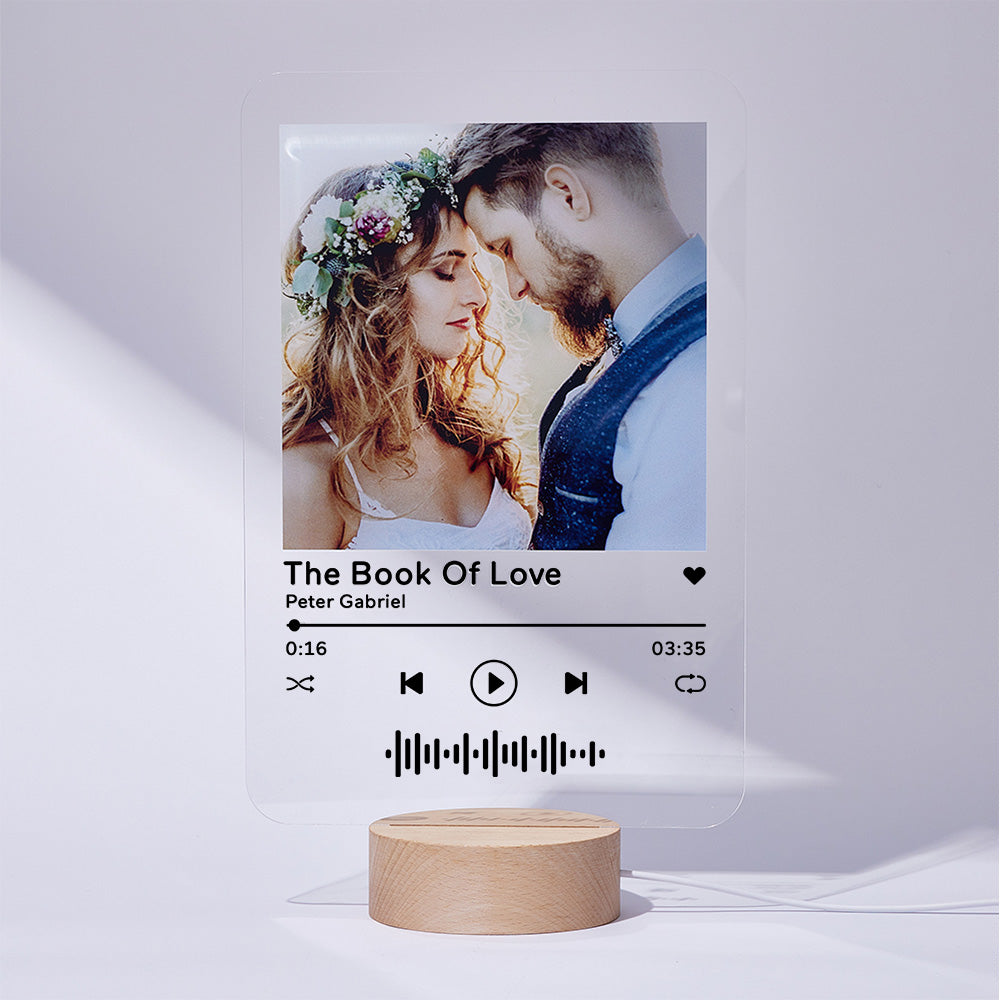 Scannable Album Code Night Light