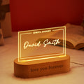 Office Name Sign Night Light