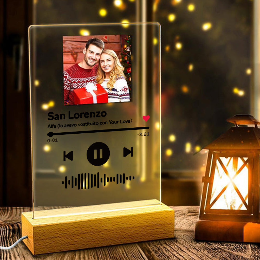 Scannable Music Code Night Light