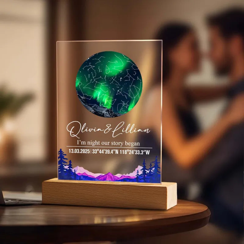Personalized Star Map Night Light