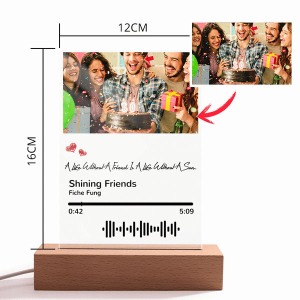 Scannable Song Code Night Light