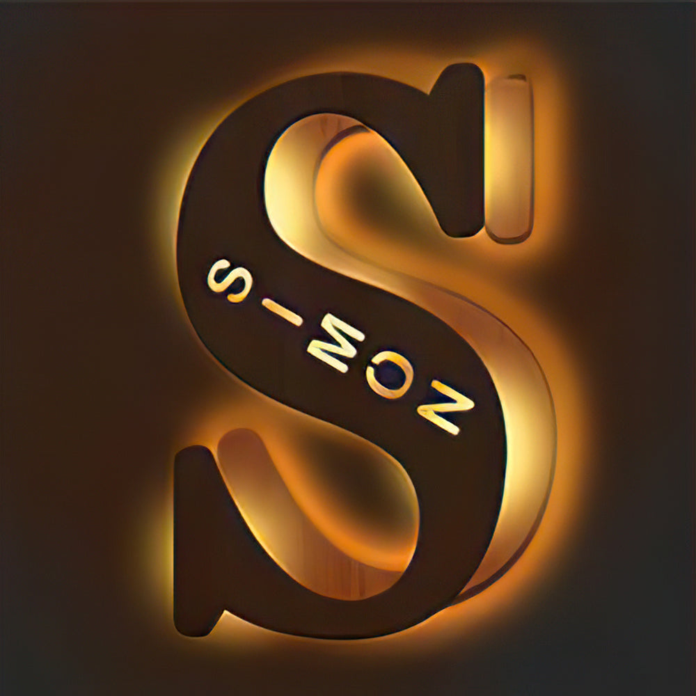 Wooden Letter Night Light
