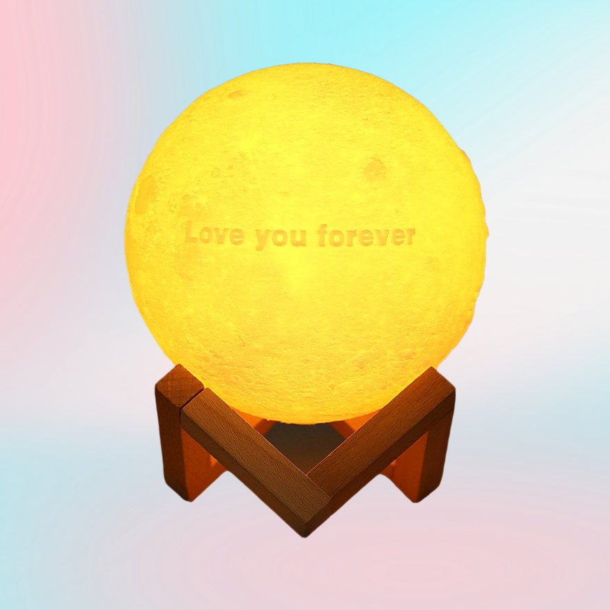 Personalized Text Moon Lamp