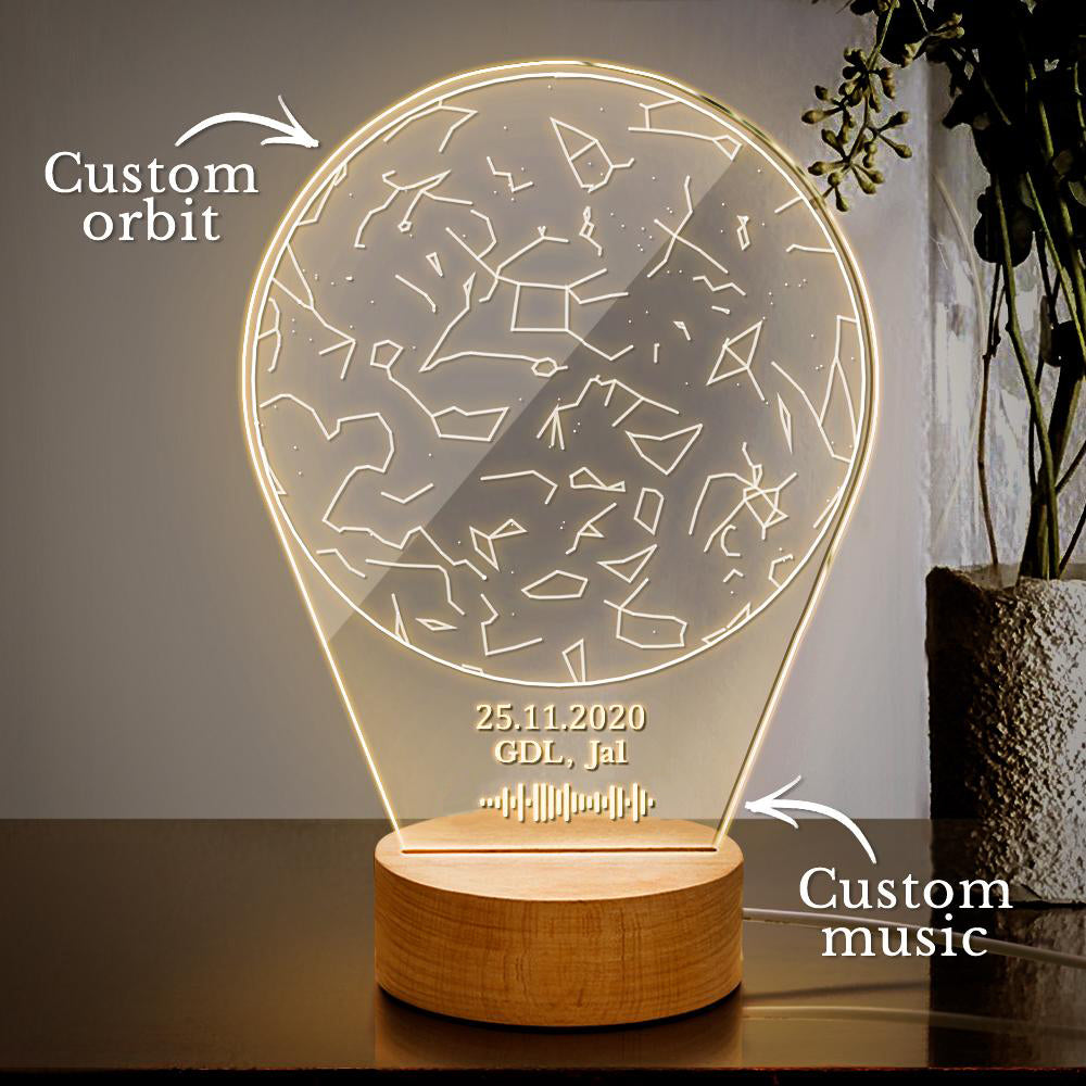 Scannable Constellation Code Night Light