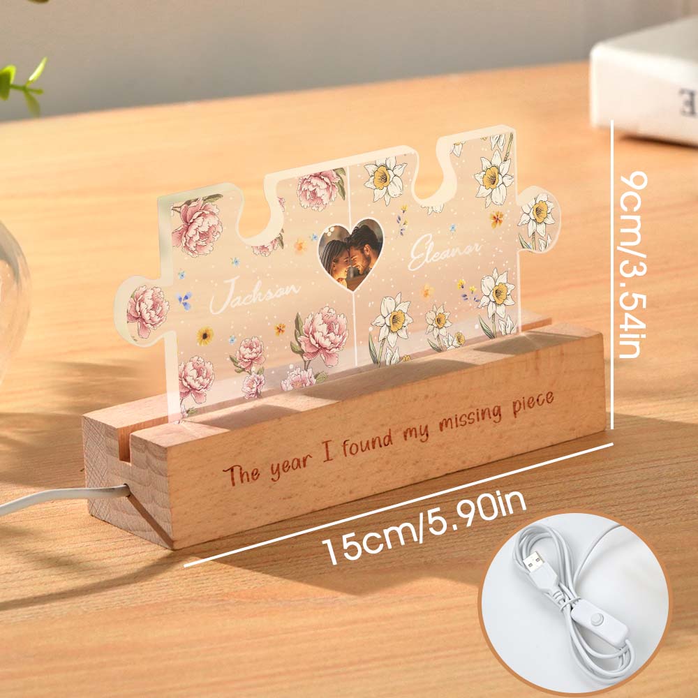 Couple Puzzle Night Light