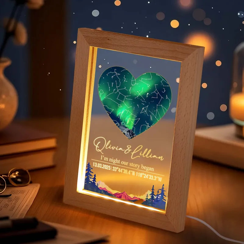 Personalized Star Map Night Light