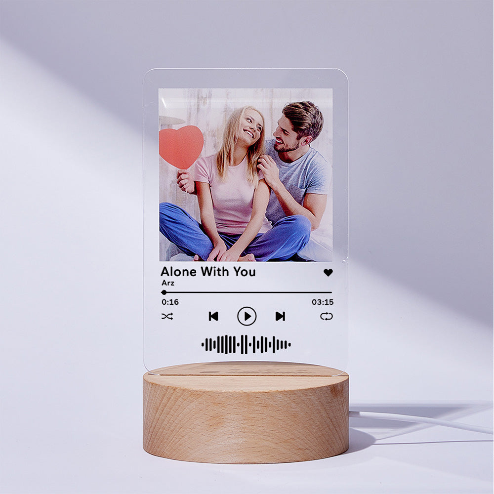 Scannable Album Code Night Light