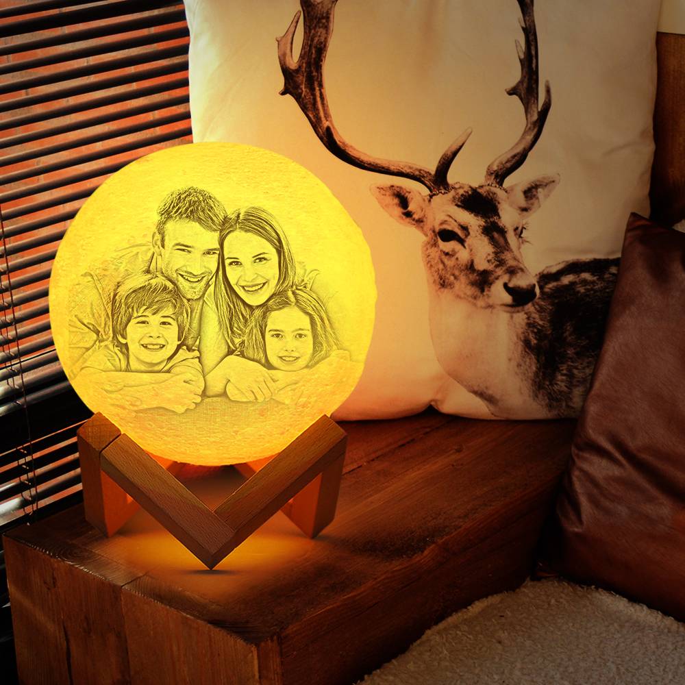 3D Photo Moon Lamp